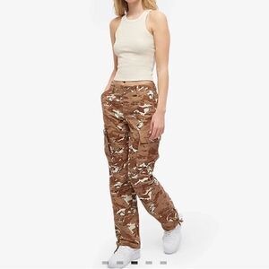NWT Good American Desert Storm Cargo Pant Pecan Size 6/28